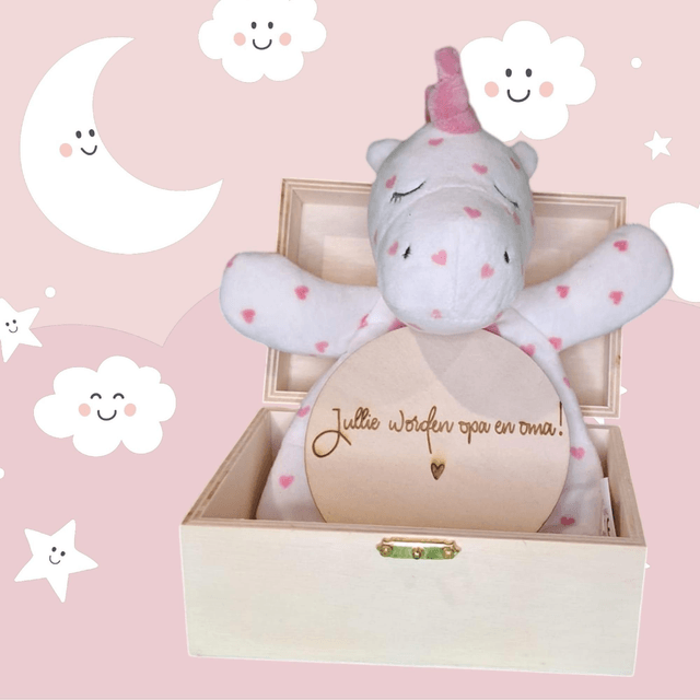 Baby setje met boodschap