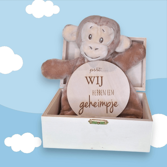 Baby setje met boodschap